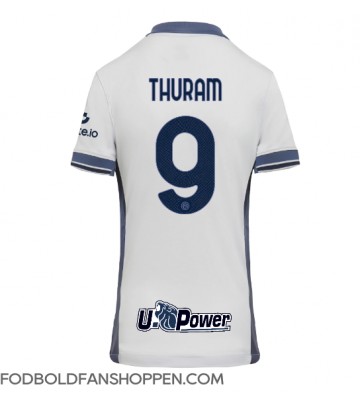 Inter Milan Marcus Thuram #9 Udebanetrøje Dame 2024-25 Kortærmet